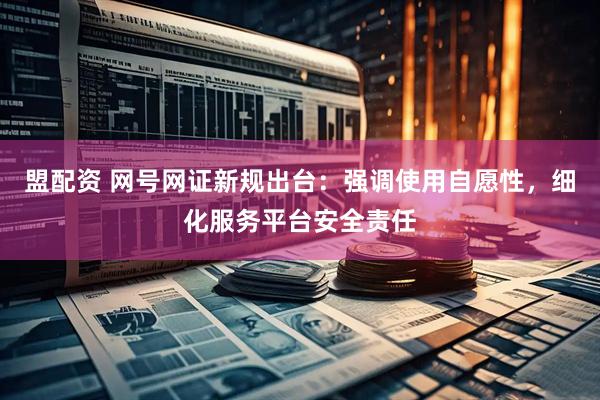 盟配资 网号网证新规出台：强调使用自愿性，细化服务平台安全责任