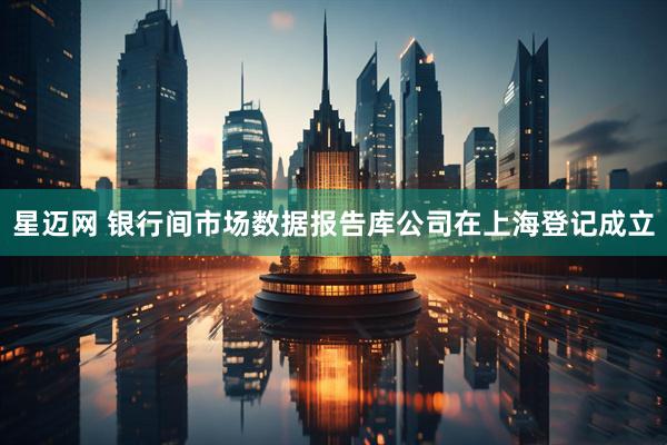 星迈网 银行间市场数据报告库公司在上海登记成立